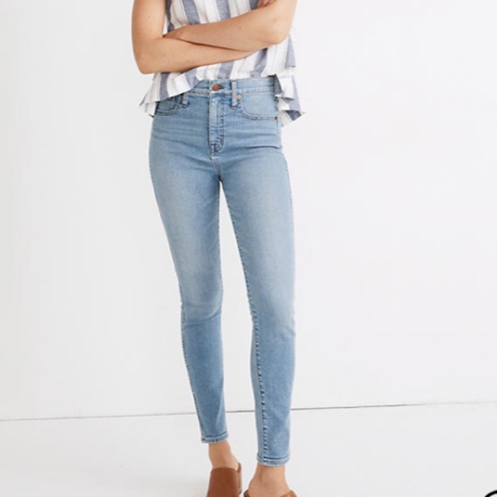 Madewell Women's High Rise Jeans - Light Blue